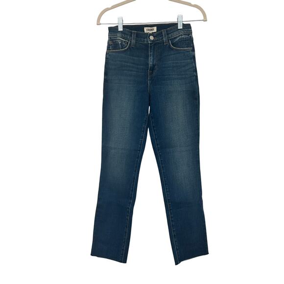 NWT L'AGENCE Sada Slim Leg Cropped Jeans Sz 25 Dark Wash Casual Luxe‎ Parisian - Picture 9 of 9